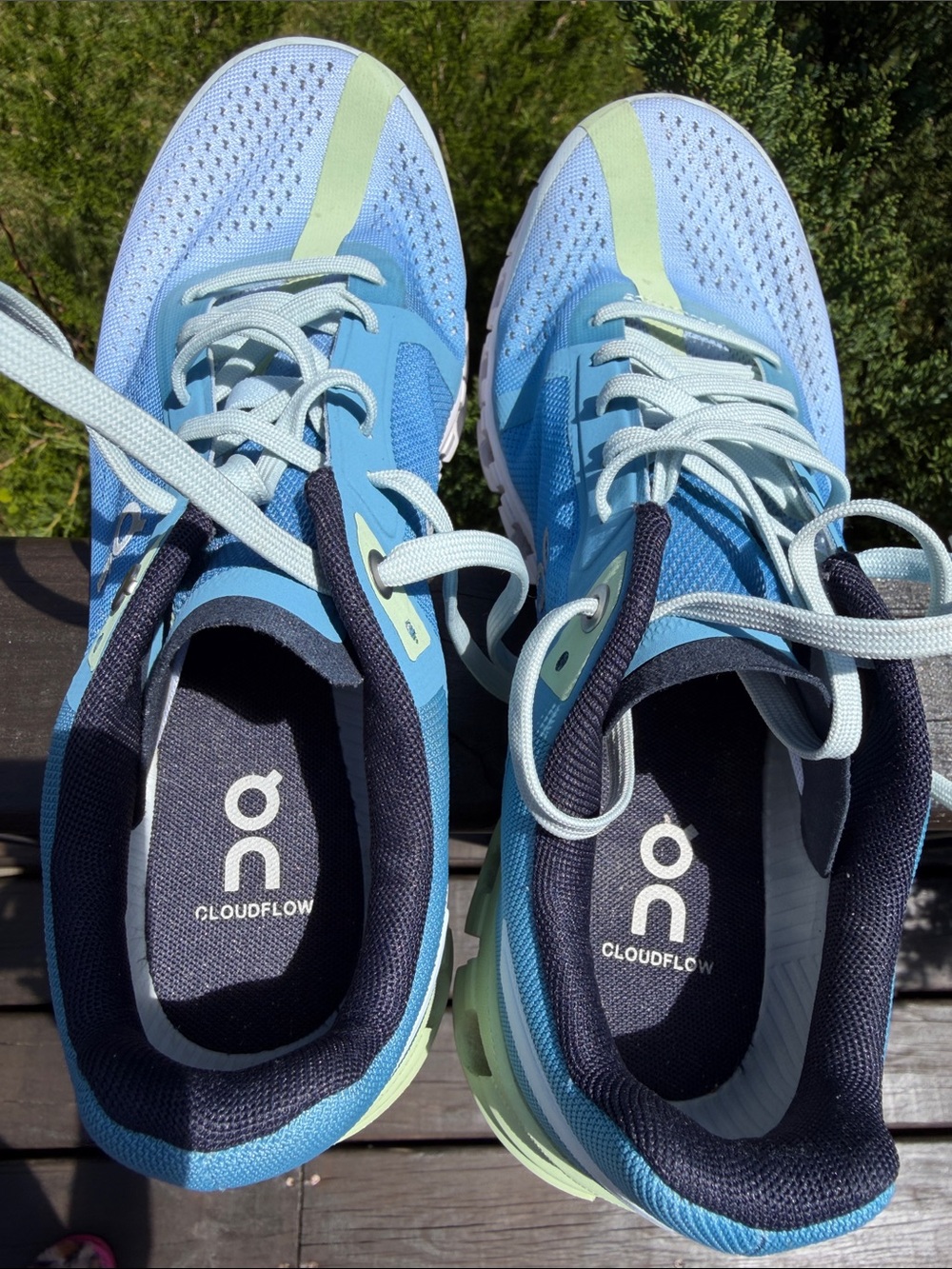 On Cloudtec Women's Running Shoes in Light Sky Blue/Mint
